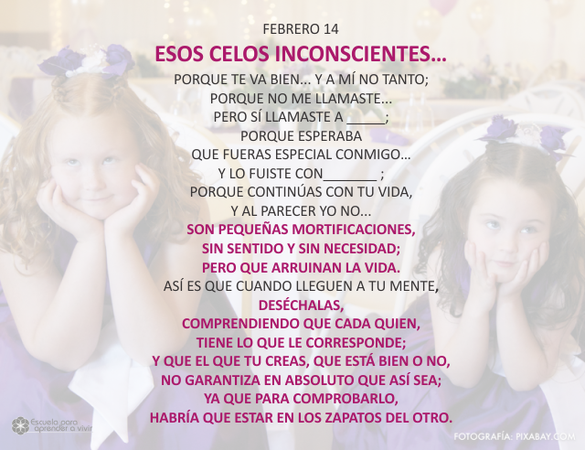 Esos celos inconscientes...
